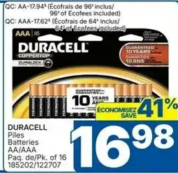 Rossy Duracell batteries AA/AAA offer