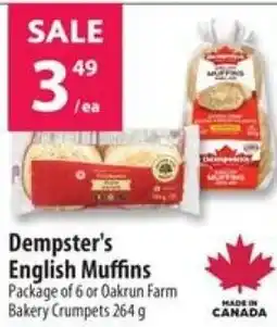 Co-op Dempster's English Muffins offer
