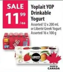 Co-op Yoplait YOP Drinkable Yogurt offer