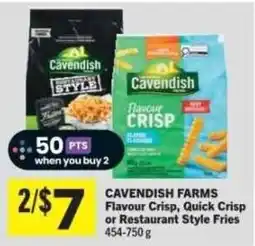Co-op Cavendish Farms Flavour Crisp, Quick Crisp or Restaurant Style Fries offer