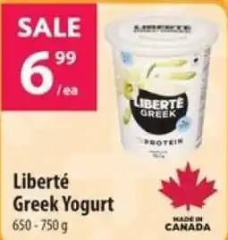 Co-op Liberté Greek Yogurt offer