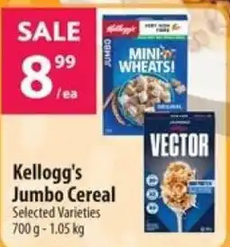 Co-op Kellogg's Jumbo Cereal offer