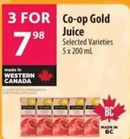Co-op Co-op Gold Juice offer