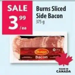 Co-op Burns sliced side bacon offer
