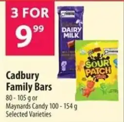 Co-op Cadbury Family Bars offer