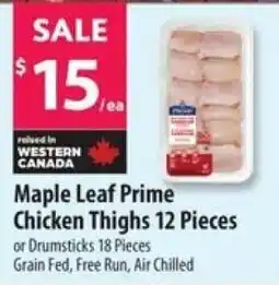 Co-op Maple Leaf Prime Chicken Thighs offer