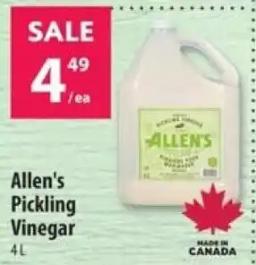 Allen's Pickling Vinegar