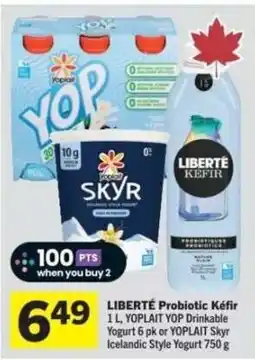 Co-op Liberté Probiotic Kéfir offer