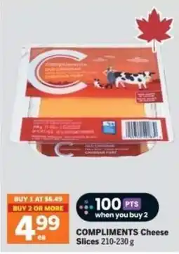 Co-op Compliments Cheese Slices offer