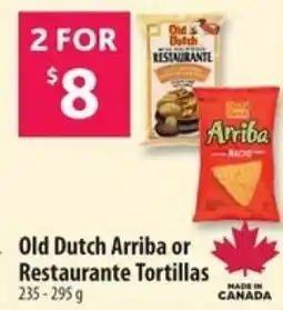 Co-op Old Dutch Arriba or Restaurante Tortillas offer