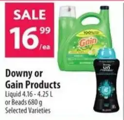 Co-op Downy or Gain Products offer