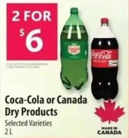 Co-op Coca-Cola or Canada Dry Products offer