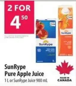 Co-op SunRype Pure Apple Juice offer