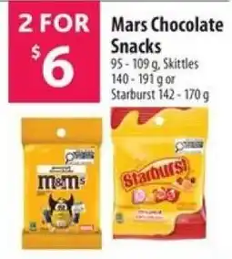 Co-op Mars Chocolate Snacks offer