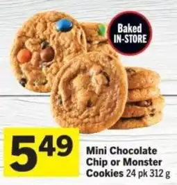 Co-op Mini Chocolate Chip or Monster Cookies offer