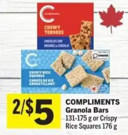Co-op Compliments Granola Bars offer