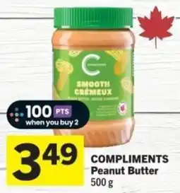 Co-op Compliments Peanut Butter offer