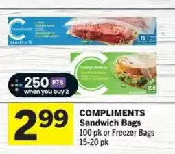 Co-op Compliments Sandwich Bags offer