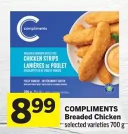 Co-op Compliments breaded chicken strips offer