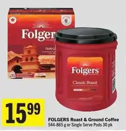 Co-op Folgers Roast & Ground Coffee offer