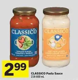 Co-op Classico pasta sauce offer