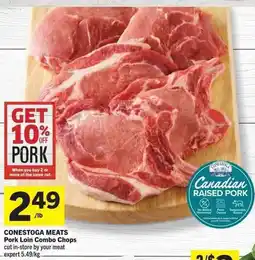 Co-op Conestoga meats pork loin combo chops offer