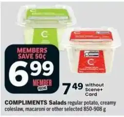 Co-op Compliments Salads offer