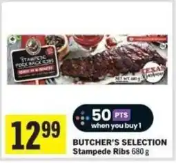 Co-op Butcher's selection stamped ribs offer