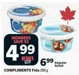 Co-op Compliments Feta offer