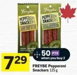 Co-op Freybe Pepperoni Snackers offer