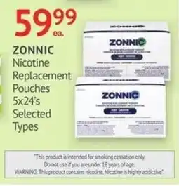 Guardian Pharmacy Zonnic nicotine replacement pouches offer