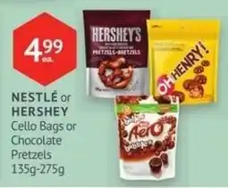 Guardian Pharmacy Nestle or Hershey Cello Bags or Chocolate Pretzels offer