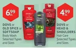 Guardian Pharmacy Dove or Old Spice or Softsoap Body Wash Selected Types and Sizes offer