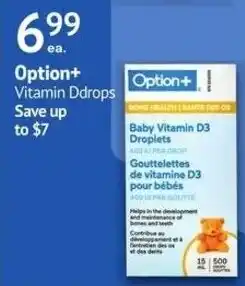 Guardian Pharmacy Option+ vitamin d drops offer