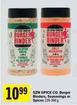 Co-op Szn spice co burger binders seasonings or spices offer