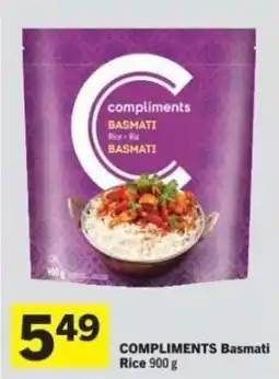 Co-op Compliments Basmati Rice offer