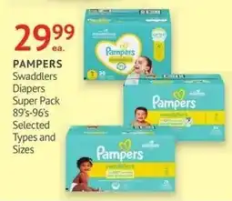 Guardian Pharmacy Pampers Swaddlers Diapers Super Pack offer