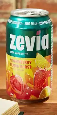 Walmart Zevia Strawberry Lemon Burst soda offer