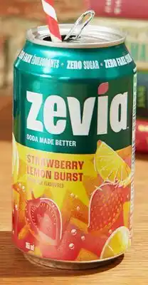 Walmart Zevia Strawberry Lemon Burst soda offer