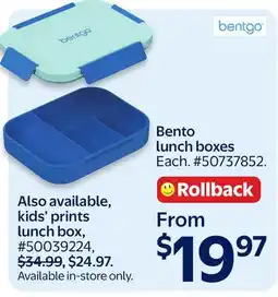 Walmart Bentgo Bento lunch boxes offer