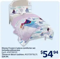 Walmart Disney Frozen 2-piece comforter set includes pillowcase offer