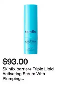 Sephora Skinfix barrier+ Triple Lipid Activating Serum With Plumping Peptides and Niacinamide offer