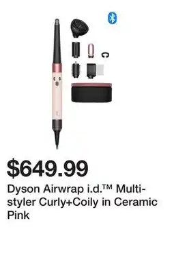 Sephora Dyson Airwrap i.d. Multi-styler Curly+Coily in Ceramic Pink offer