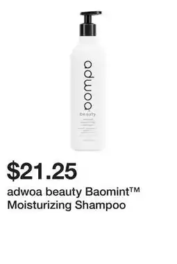 Sephora adwoa beauty Baomint Moisturizing Shampoo offer