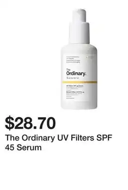 Sephora The Ordinary UV Filters SPF 45 Serum offer