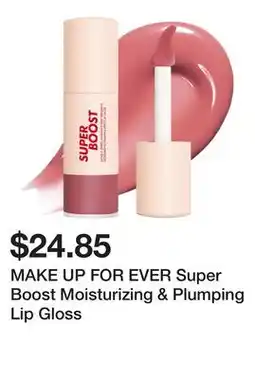 Sephora MAKE UP FOR EVER Super Boost Moisturizing & Plumping Lip Gloss offer