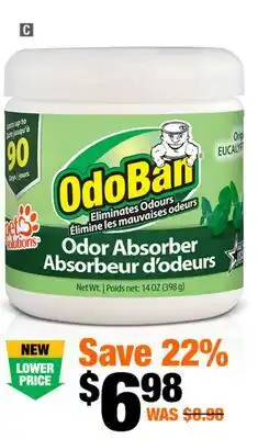 Home Depot Odoban 14 oz eucalyptus solid odor absorber offer