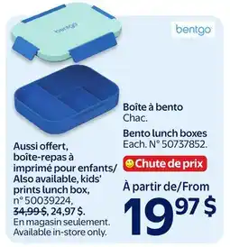 Walmart Bentgo Bento lunch boxes offer