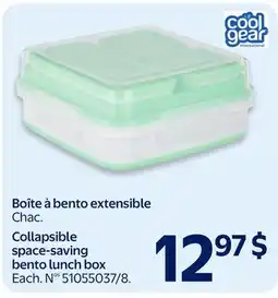 Walmart Cool gear Collapsible space-saving bento lunch box offer