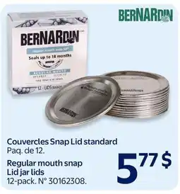 Walmart Bernardin Regular mouth snap Lid jar lids offer